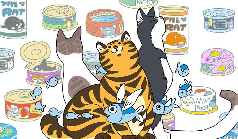 ネコまちがい探し問題1